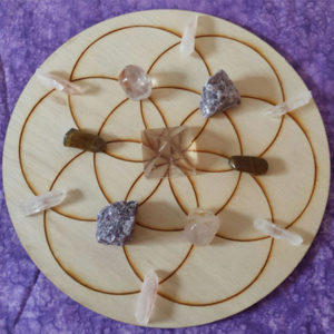 Photo of crystal grid