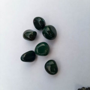 Image of six Bloodstone Crystals
