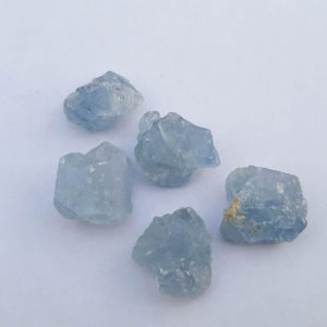 Image of five Celestite Crystals