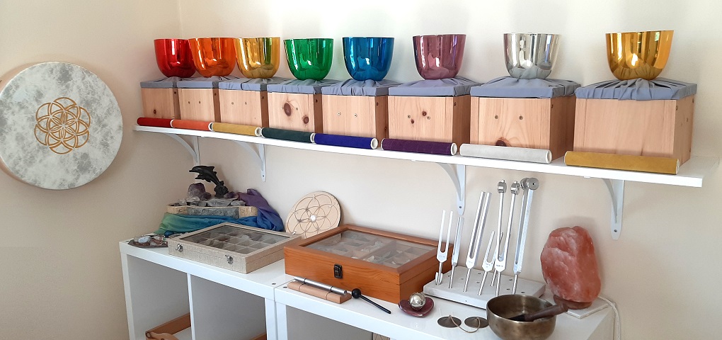 Crystal Bowls for sound healing