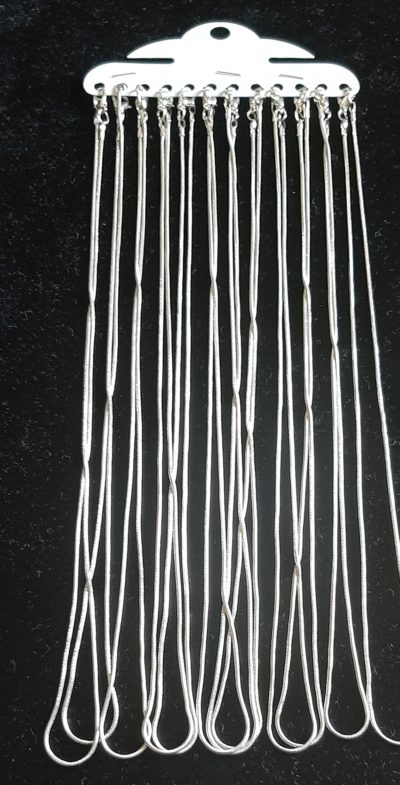 Image of silver chains