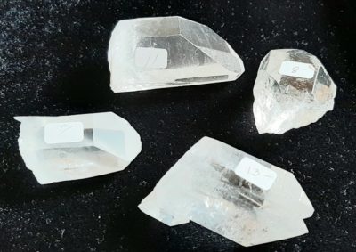 Image of four Clear Quartz Points