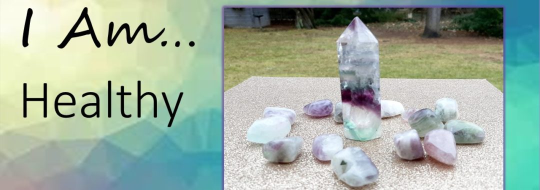 Photo for the I Am Crystal Video Series - I AM Healthy with a photo of Fluorite