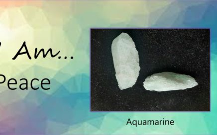 Photo for the I Am Crystal Video Series - I AM Peace with image of Aquamarine