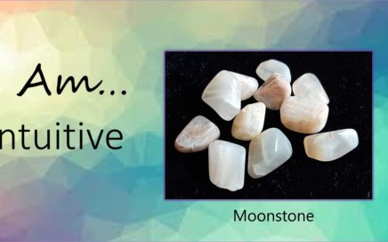 Photo for the I Am Crystal Video Series - I AM Intuitive with image of moonstone