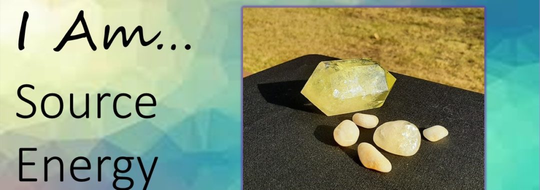 Photo for the I Am Crystal Video Series - I AM Source Energy with photo of Citrine