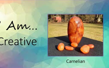Photo for the I Am Crystal Video Series - I AM Creative with image of Carnelian