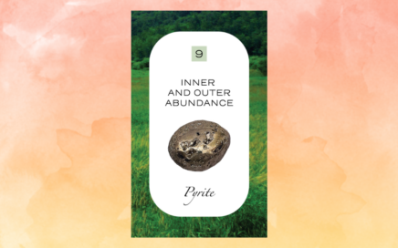 Crystal Nature Tarot Card 9 Earth - Inner and Outer Abundance, Pyrite
