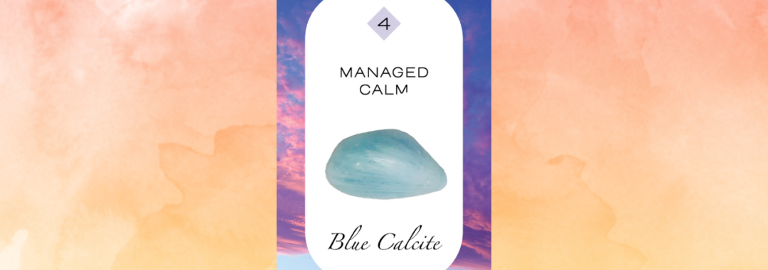 The Crystal Nature Tarot card 4 Air, Managed Calm, Blue Calcite