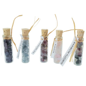 Set of 5 Crystal Chip Vials