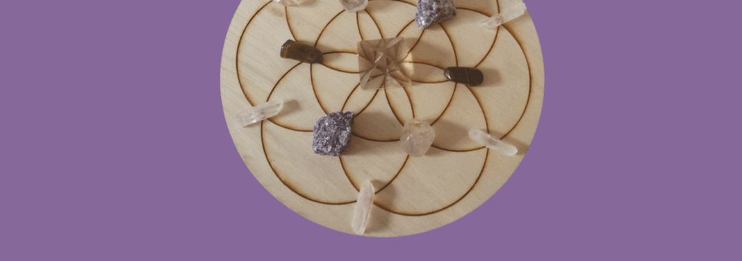 An image of a crystal grid for balance