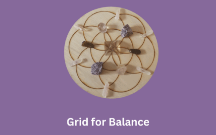 An image of a crystal grid for balance
