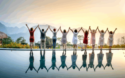 Image of women celebrating the summer solstice