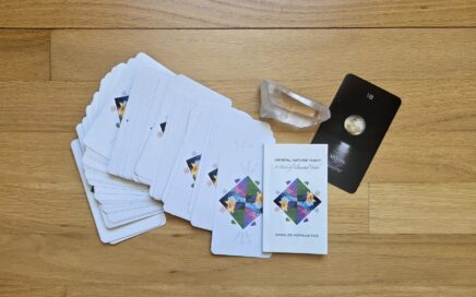 Photo of the Crystal Nature Tarot Major Arcana Card 18 - Moon