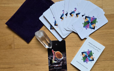 Image of Crystal Nature Tarot Card for May 2026 with Clear Quartz